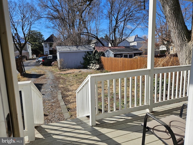 view of deck