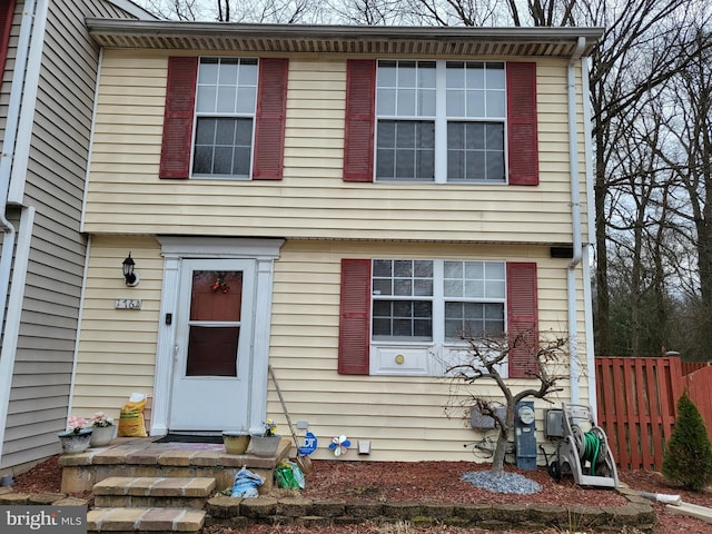 view of front of house