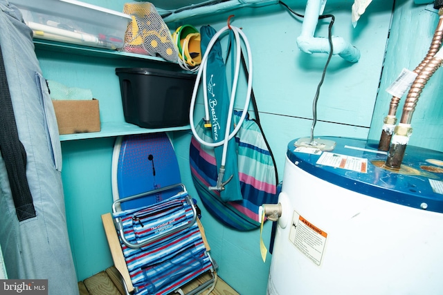 interior space with water heater