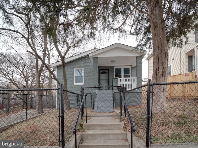 bungalow with covered porch