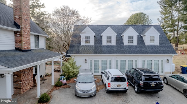 exterior space with french doors