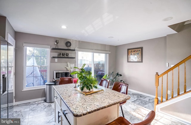 view of dining room