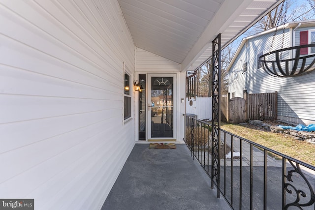 view of entrance to property