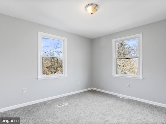 empty room featuring carpet