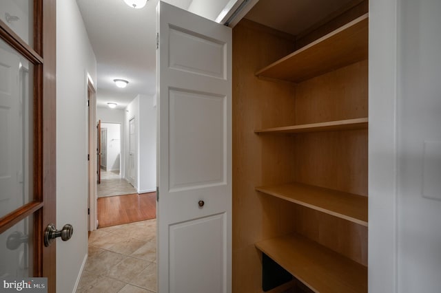 view of closet