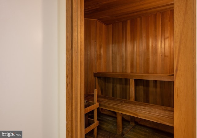 view of sauna / steam room