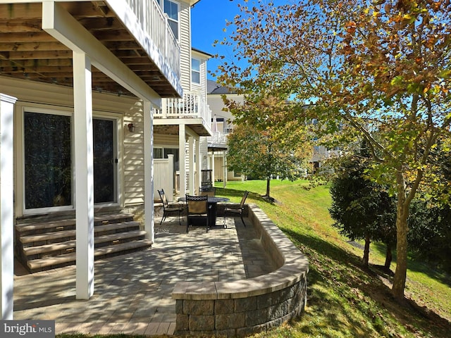 view of patio