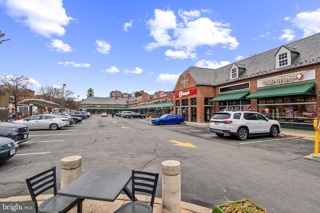 view of vehicle parking