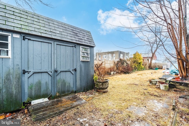 view of outbuilding