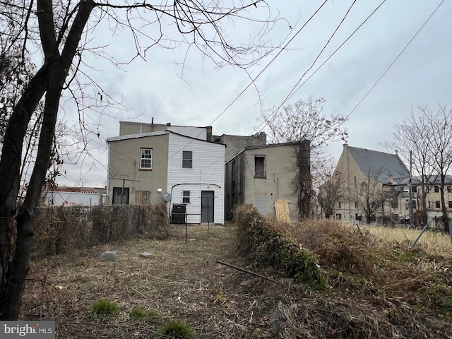 view of rear view of house