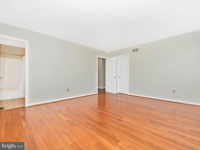 interior space featuring light hardwood / wood-style floors