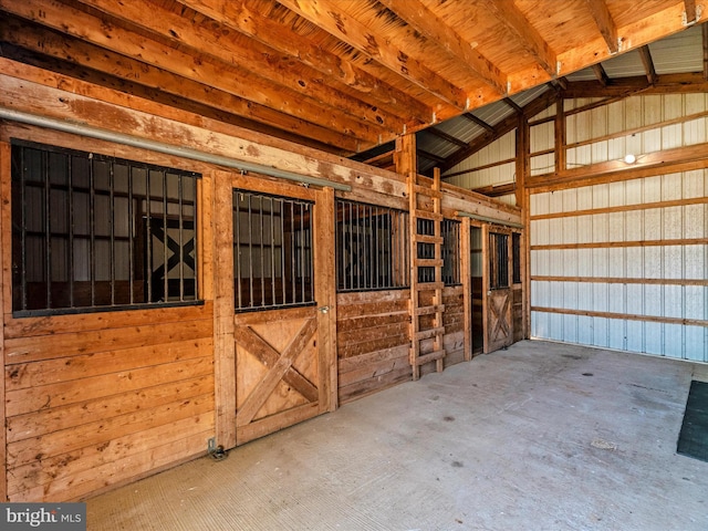 view of stable