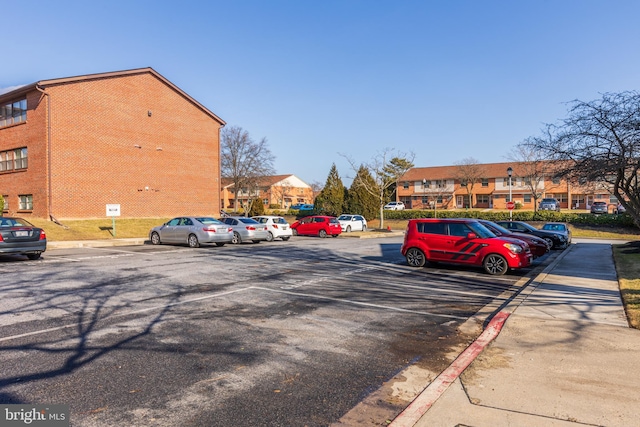 view of car parking