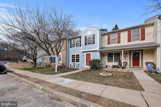 view of townhome / multi-family property