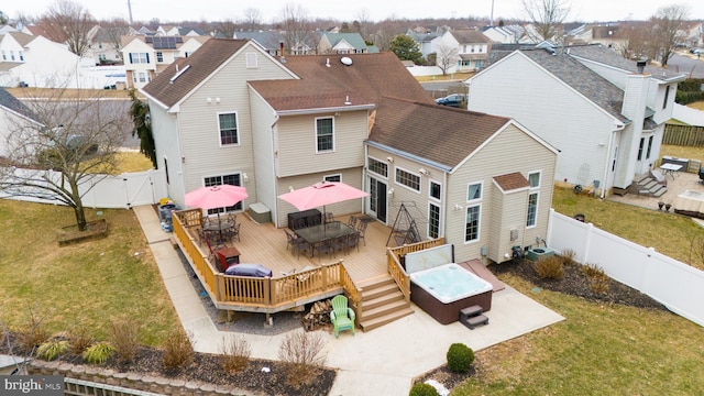 bird's eye view featuring a residential view