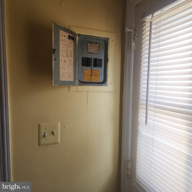 utility room featuring electric panel