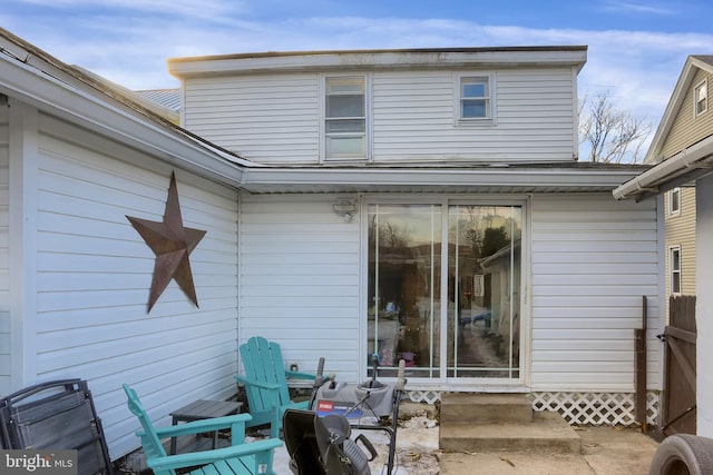 view of rear view of house