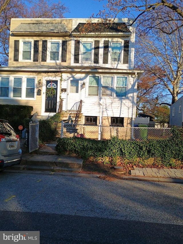 6421 Cedonia Ave, Baltimore, MD 21206 - townhome / multi-family property featuring a fenced front yard