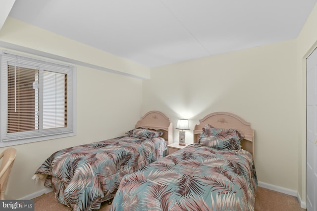 bedroom featuring carpet floors