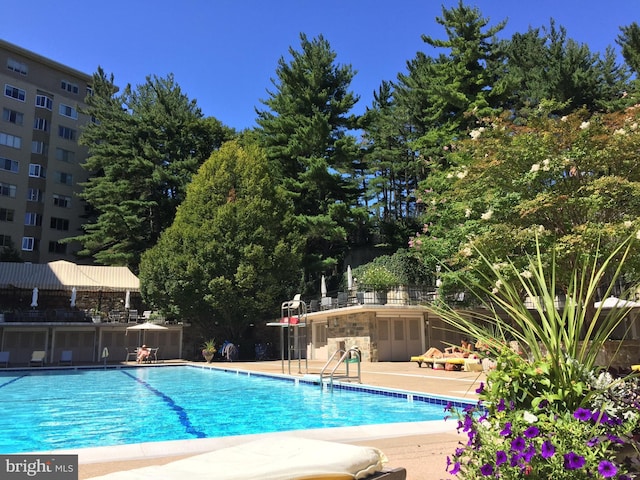 2801 New Mexico Ave NW Unit 414, Washington, DC 20007 - community pool featuring a patio area