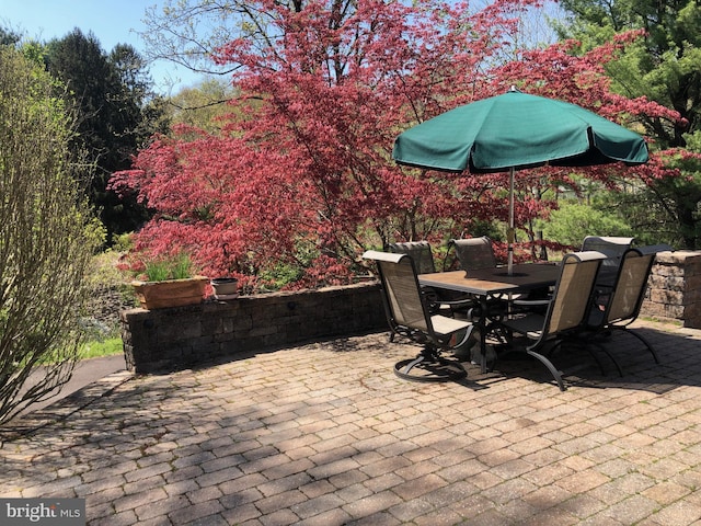 view of patio