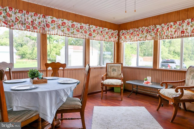 sunroom featuring a healthy amount of sunlight