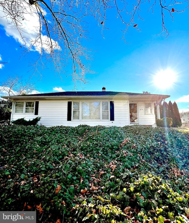 view of front of home