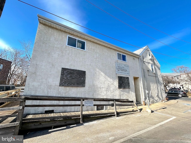 view of back of property