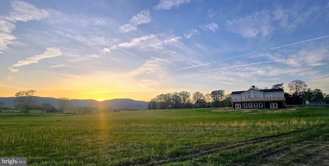 1390 Rivermont Dr, Front Royal, VA 22630 - view of yard with a view of countryside and a mountain view