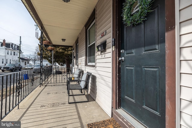 balcony with a porch