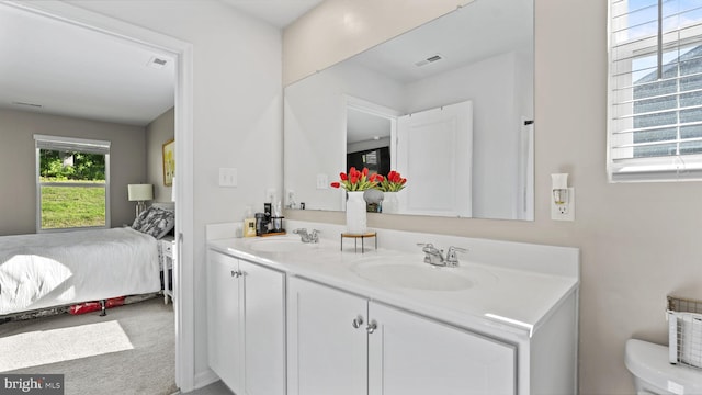 18075 Coolidge Ln, Bowling Green, VA 22427 - ensuite bathroom with double vanity