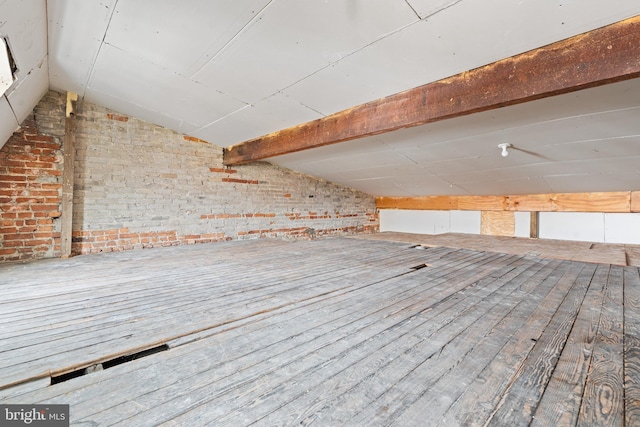 view of attic