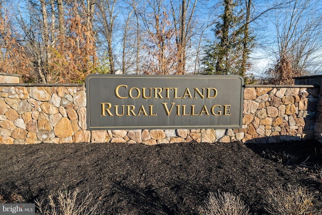 view of community / neighborhood sign