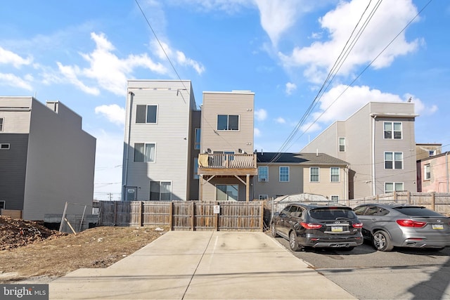 view of rear view of property