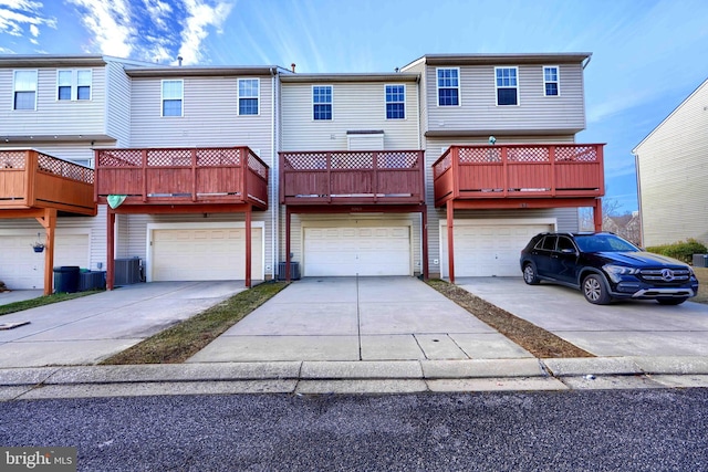 view of front of home with central AC