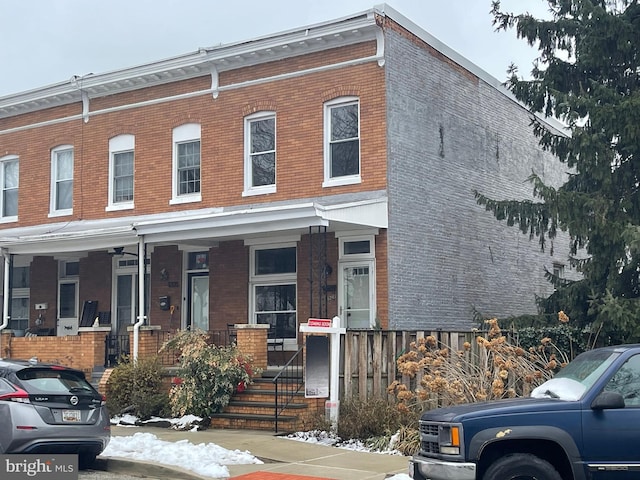 multi unit property featuring covered porch