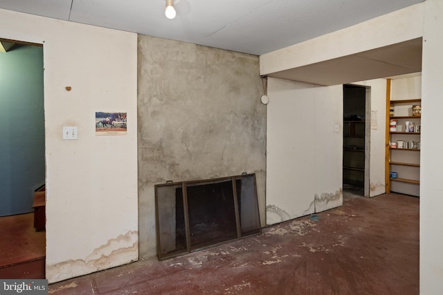 view of unfurnished living room