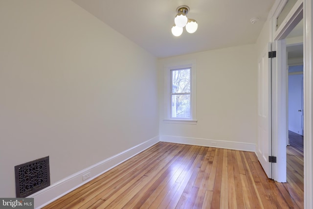 interior space featuring light wood-type flooring