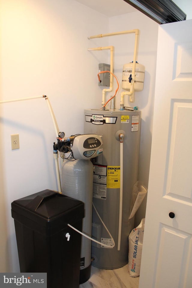 utilities featuring water heater