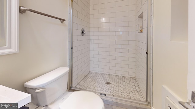 1821 T St NW, Washington, DC 20009 - full bath with a shower stall and toilet
