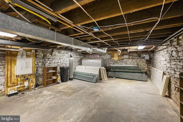 view of basement