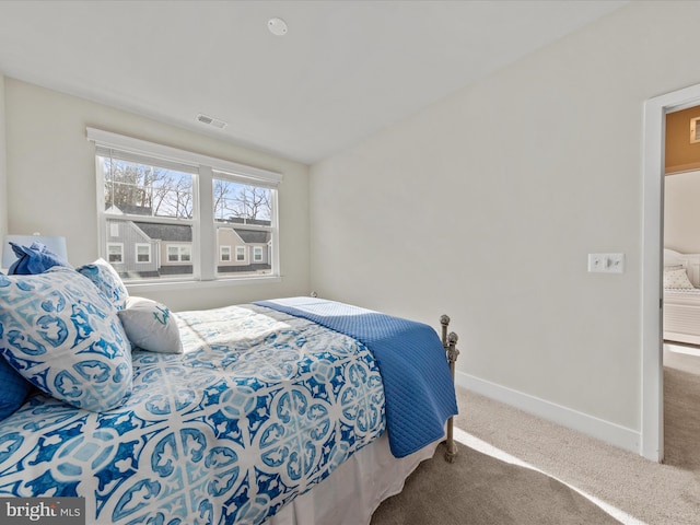 bedroom featuring carpet floors
