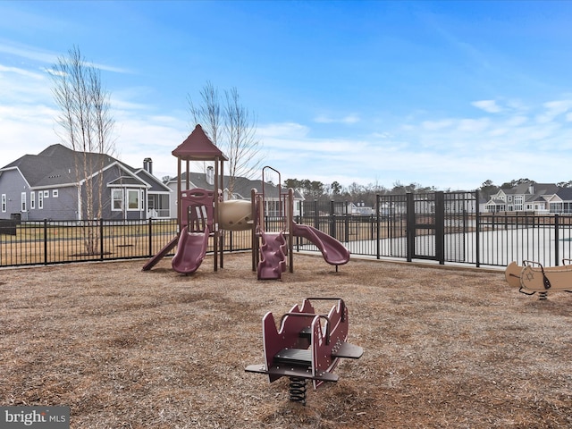 view of play area