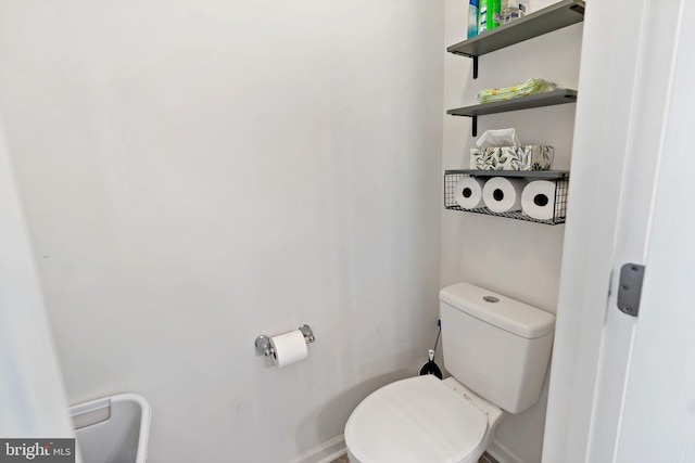 bathroom with toilet