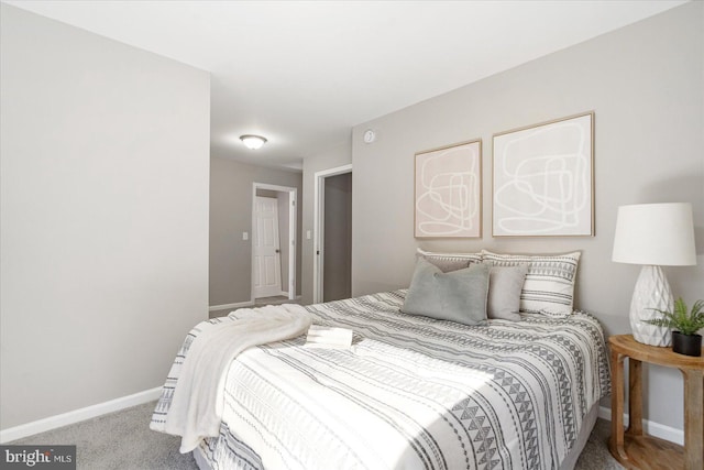 bedroom featuring carpet floors