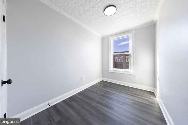 interior space featuring dark hardwood / wood-style floors