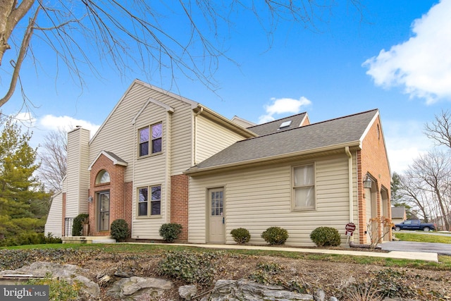 front facade featuring a garage