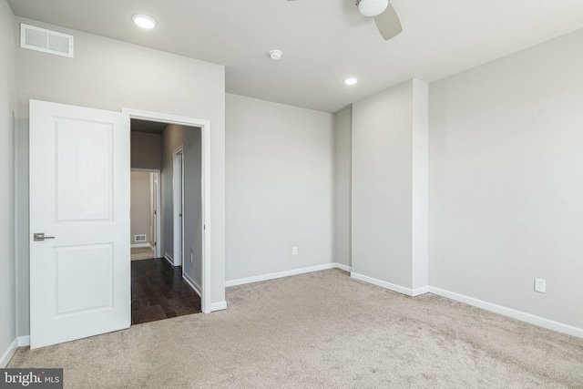 2941 Cecil B Moore Ave, Philadelphia, PA 19121 - unfurnished bedroom featuring carpet flooring, recessed lighting, and a ceiling fan