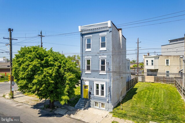 2941 Cecil B Moore Ave, Philadelphia, PA 19121 - view of front of house with entry steps and stucco siding