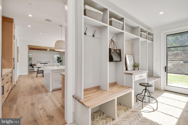 view of mudroom